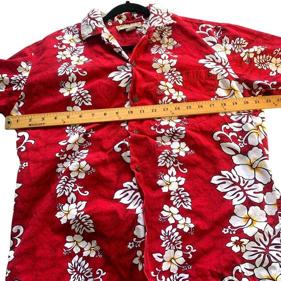 Vintage Blue Hawaii Brand Hawaiian Islands Button Shirt Mens Medium Tropical USA - Picture 6 of 7